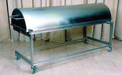 Stainless steel body recovery case for ward